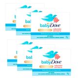 Kit Sabonete Em Barra Baby Dove Hidratação Enriquecida 75g - 6 Unidades