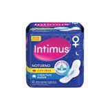 Absorvente Intimus Noturno Cobertura Suave Com Abas 8un