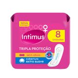 Absorvente Intimus Sem Abas Malha Suave Gel 8 Unidades