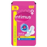 Absorvente Externo Intimus Tripla Proteção Suave Com Abas Leve 16 Pague 14