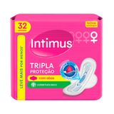 Absorvente Externo Intimus Tripla Proteção Seca C/abas - 32 Unidades