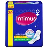 Absorvente Intimus Noturno Seca Com Abas 30 Unidades