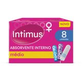 Absorvente Interno Intimus Médio 8 Unidades