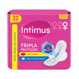 Absorvente Intimus Tripla Proteção Suave Com Abas 32 Unidades