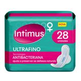 Absorvente Ultrafino Intimus Com Tecnologia Antibacteriana Tripla Proteção 28 Unidades