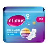 Absorvente Intimus Dia &amp; Noite Suave Com Abas 28 Unidades