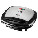 Grill Mondial G-07 Premium Max Grill com Espátula e Bandeja Coletora - Preto/Inox - 220V