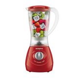 Liquidificador Mondial L-550, 550W, copo leitoso, vermelho