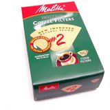 Melitta 622752 #2 Natural Brown Cone Coffee Filters 100 Count