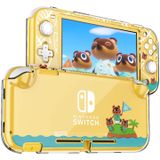 Dlseego Protective Case For Nintendo Switch Lite, Hard Pc Clear Anti-shock Split Cover For Animal Crossing Design