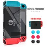 Dockable Case Para Nintendo Switch, Capa Protetora Para Nintendo Switch Com Um Protetor De Tela De Vidro Temperado E 6 Capas Joy Stick, Fit In The Do