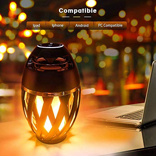 Led Bluetooth Flame Speaker, Multi-mode Flickering Flame A