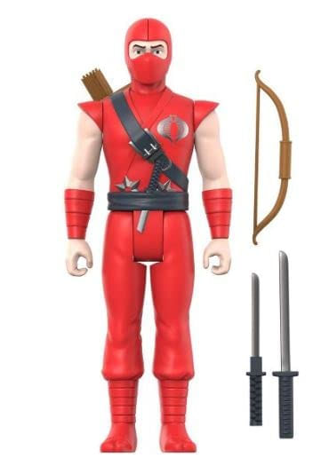 Gi Joe Figura De Reação Red Ninja Wave 3 - Cobra Assassin