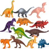 Brinquedos De Figuras De Dinossauro Kids, 7 Polegadas Jumbo Plastic Dinosaur Playset, Stem Educational Realistic Dinosaur Figurine Para Crianças Meni