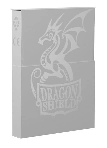 Dragon Shield Cube Shell Ashen White - 8 Unidades - Tcg Durável E Resistente, Ocg Card Storage - Card Deck Box - Compatível Com Pokemon Yugi