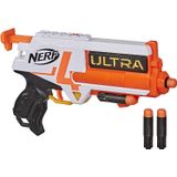 Nerf Ultra Four Dart Blaster - 4 Dardos Ultra, Blasting Single-shot, 2-dart Storage - Compatível Apenas Ultra Dardos