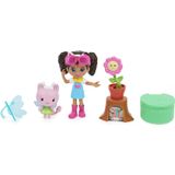 Gabbys Dollhouse, Flower-rific Garden Set Com 2 Figuras De Brinquedo, 2 Acessórios, Entrega E Móveis, Brinquedos Infantis Para Maiores De 3 Anos Ou M
