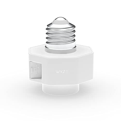 Adaptador De Alimentação Da Tomada De Lâmpada Wyze Para Wyze Cam V3 (câmera V3 Vendida Separadamente)