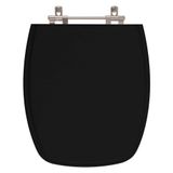 Assento Sanitario Amarilis Preto Para Bacia Fiori 6lpf
