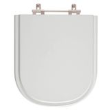 Assento Sanitario Flox Cinza Claro Para Bacia Fiori 6lpf