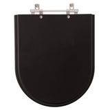 Assento Sanitario Jasmim Preto Para Bacia Fiori 6lpf