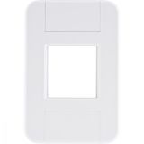 Placa 2 Postos Juntos 4x2 Tramontina Tablet Branca
