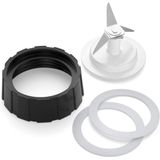 Aooba Blender Peças De Substituição Com Tampa Base De Jarra E 2 O Selo Anel Para Hamilton Beach Blender Blade 5817, 52254, 53516c,542100, 50200