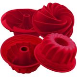 Bolo De Panela De Silicone Antiaderente Jello Moldes Tubo Para Assar