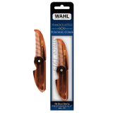 Wahl Modelo 3326 Barba E Bigode Pente Dobrável Para Limpeza Masculina - Feito À Mão E Artesanal Com Acetato De Celulose - Dentes Afilados Lisos E Arr