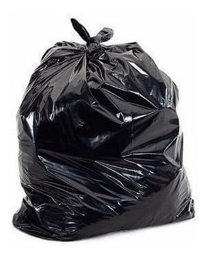 400 Sacos P/ Lixo De 60 Litros Preto - 60x70x0,06 (4pcts)