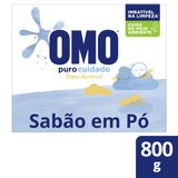 Sabão Em Pó Omo Puro Cuidado 800g