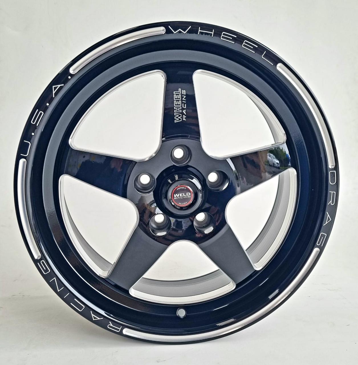 4 Rodas Kr C65 Modelo Weld Rt-s Racing / Aro 17x7 / (5x114) Et37