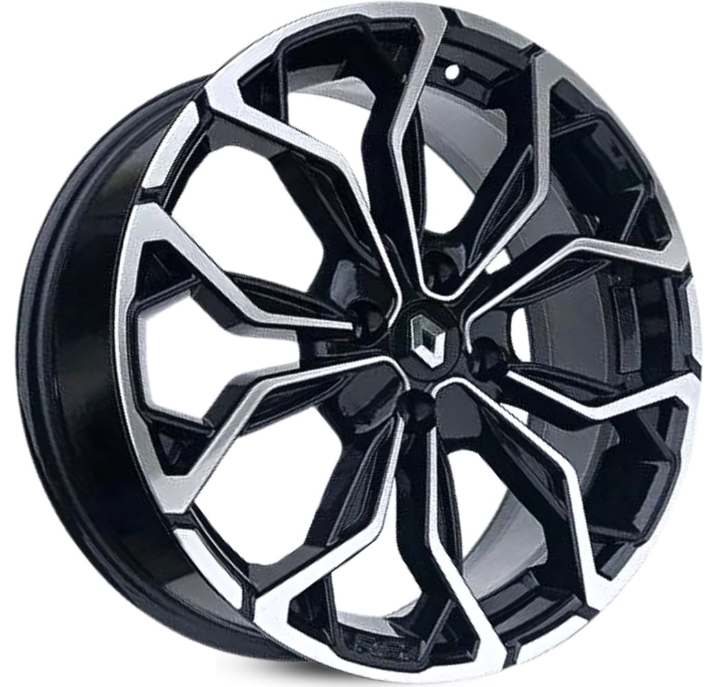 4 Rodas Kr M16 Modelo Sandero Rs / Aro 17x7 / (4x100) Et42