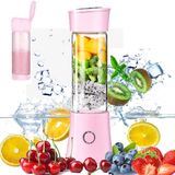 Mini Liquidificador Portátil, Fabricante De Smoothie Do Copo De Suco Sem Fio Pessoal Com Lâminas 3d 6, Misturador De Suco De Frutas Recarregáveis Usb