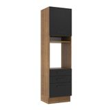 Torre Quente Madesa Agata 60cm 1 Porta 3 Gavetas Rustico Pto