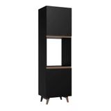Torre Quente Madesa Reims 60cm 2 Portas Preto