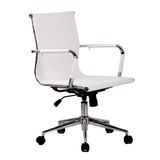 Cadeira De Escritório Diretor Giratória New Best Branca