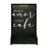 Porta-cápsula Dose De Amor E Café Preto