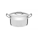 Caçarola Tramontina Professional Funda em Aço Inox Fundo Triplo Com Tampa Plana Detalhe Satinado 20 cm 3,6 L Tramontina