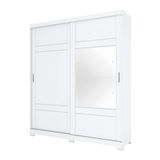 Guarda-roupa Casal Com Espelho Turin Flex 2 Pt 3 Gv Branco