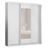 Guarda-roupa Casal Com Espelho Vero 3 Pt 2 Gv Branco