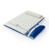Colchonete Araguaya (5x128x186) Azul E Bege