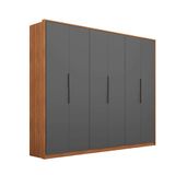 Guarda-roupa Casal Atrice 6 Pt 6 Gv Amendola E Grafito
