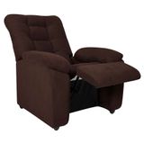 Poltrona Reclinável Mx-61 Ônix Suede Marrom
