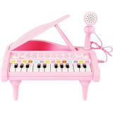 Brinquedo De Teclado Conomus Para Crianças, 12 3 4 Anos Meninas Primeiro Aniversário, 24 Teclas Multifuncional Musical Brinquedo Eletrônico Piano Par