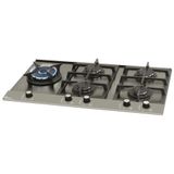 Fogão Cooktop Fischer 5q Platinium Prime Gás Mesa Aço Escovado - 19784-51515