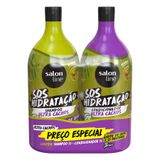 Kit Shampoo + Condicionador S.o.s Hidratação Ultra Cachos 1l