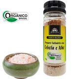 Sal Rosa do Himalaia Orgânico c/ cebola e alho frasco 120 g