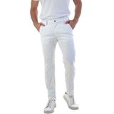 Calça Masculina Ixória Alfaiataria Sarja Elastano Branca