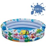 Piscina Inflável 3 Anéis Fundo Do Mar Dimensão Do Produto 25x91cm Capacidade 100 Litros, Wellmix Ws17010 - 141897